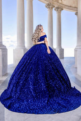 Cheap Off the Shoulder Sequin Quinceanera 16 Dresses Off the Shoulder