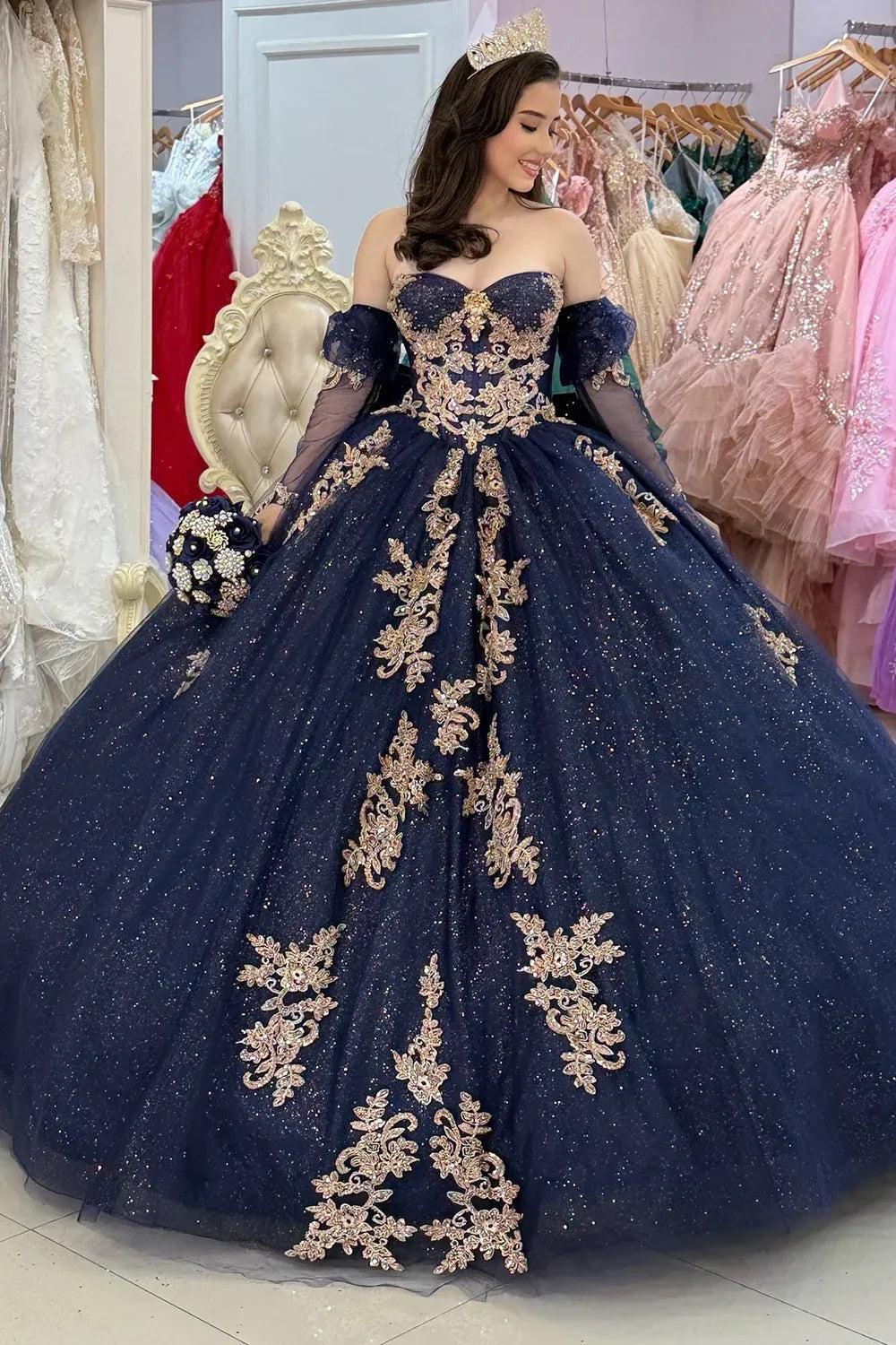 Navy Blue Quinceañera Dress: A Timeless Choice for Elegant Celebrations