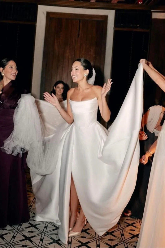 Trending Bridal Fashion - Strapless Wedding Dresses UK