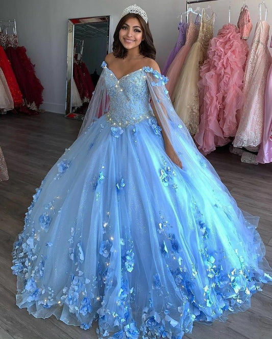 Wow Everyone In Blue Quinceanera Dresses