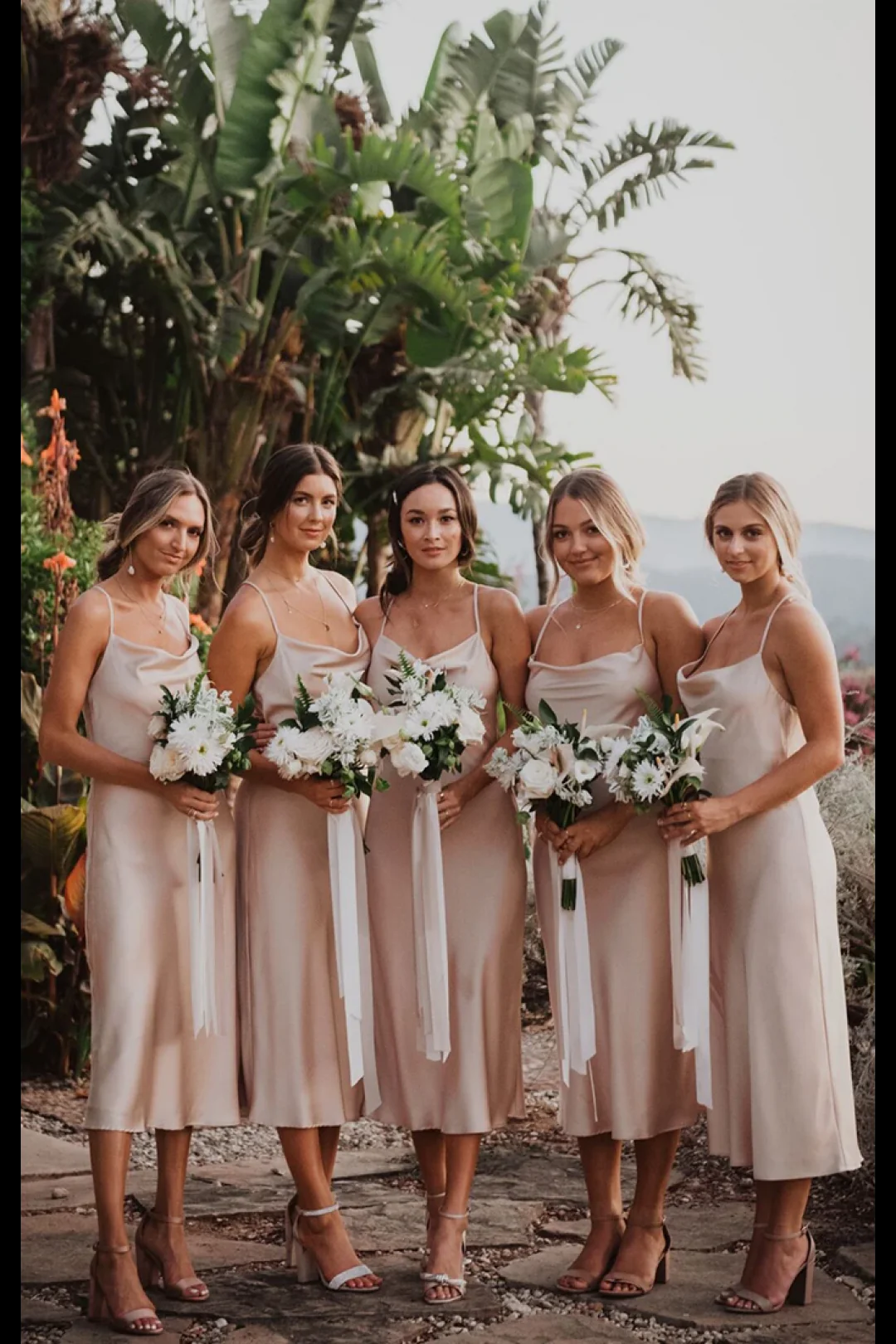 Elevate Your Bridesmaid Styles With Champagne Satin Bridesmaid Dresses - MyChicDress