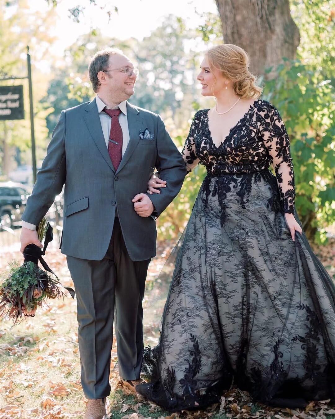 Elegant Black Wedding Dresses That Break Tradition
