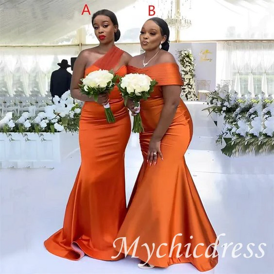 Satin Bridesmaid Dresses For A Chic Bridal Squad