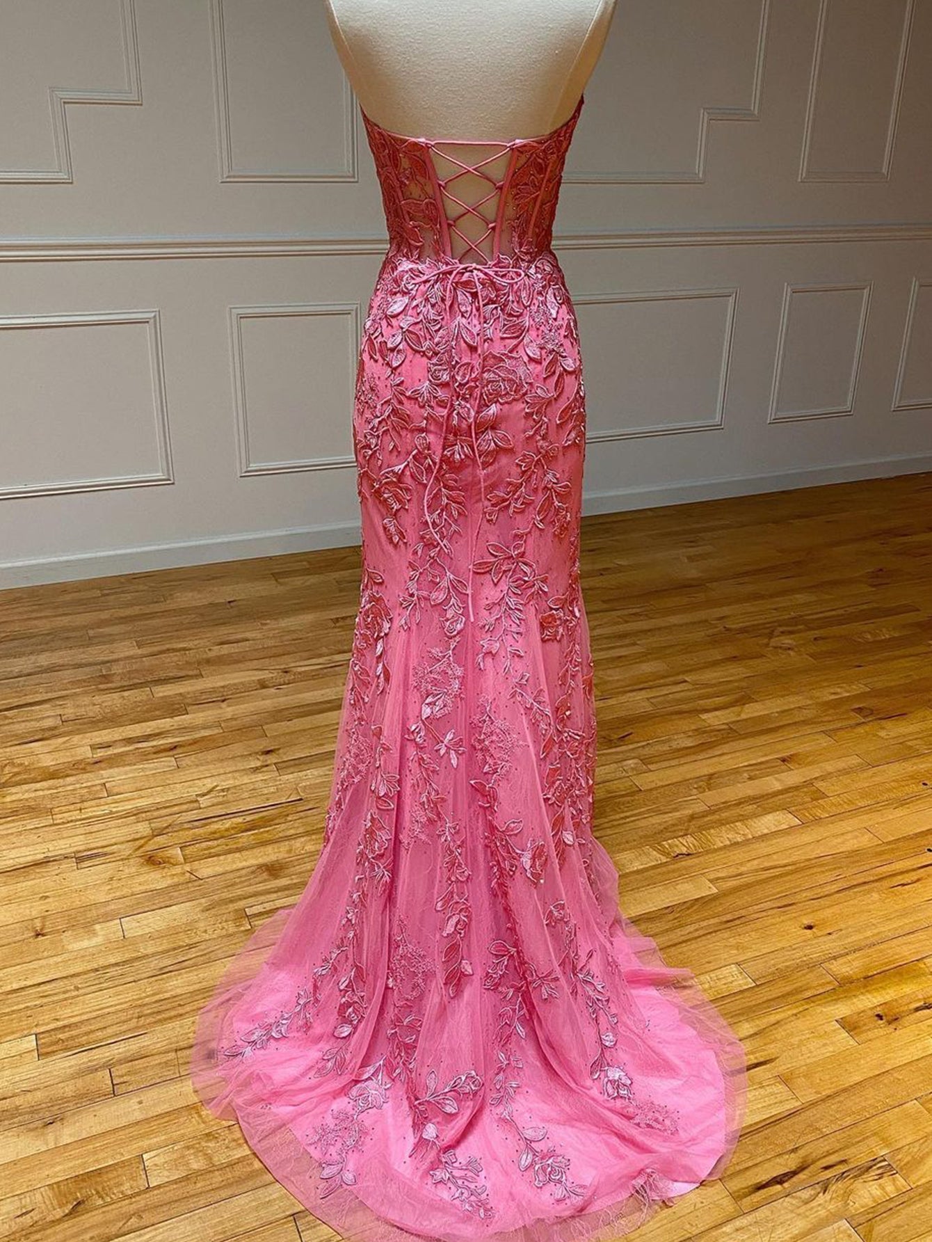 2025 Hot UK Red Lace Prom Dresses Purple Mermaid Long Appilique Evening Dress MyChicDress