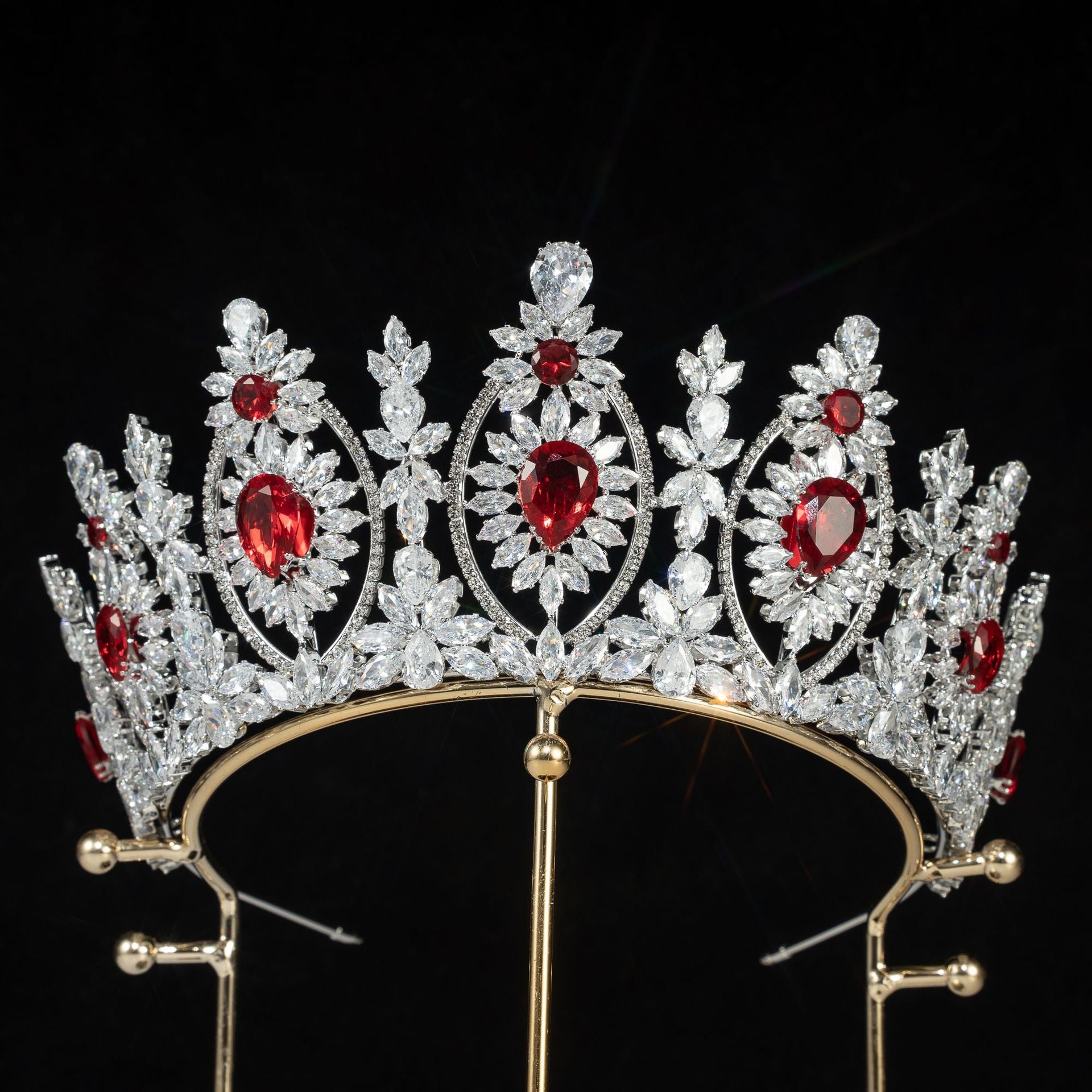 Bridal Crown Zircon Baroque Headband Quince Crown Hair Accessories