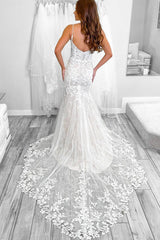 Mermaid Lace Boho Wedding Dresses Beach V Neck Sleeveless