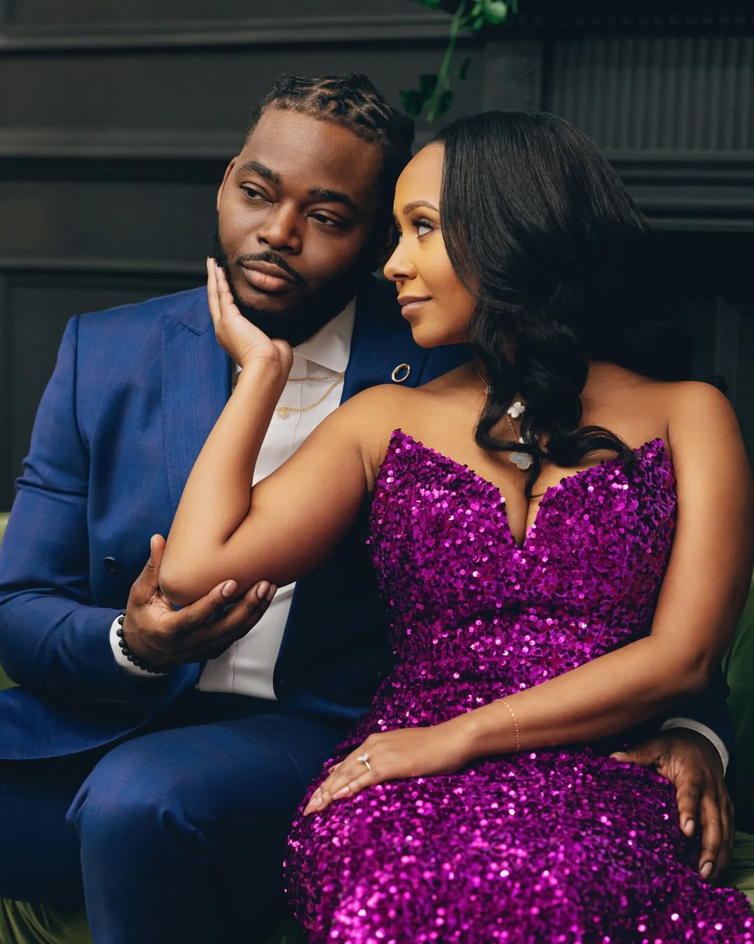 Sexy roxo lantejoulas vestidos de baile sem alças sereia longo vestido formal