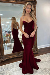 Sexy Emerald Green Halter Formal Dress Satin Prom Dress UK Beaded - MyChicDress