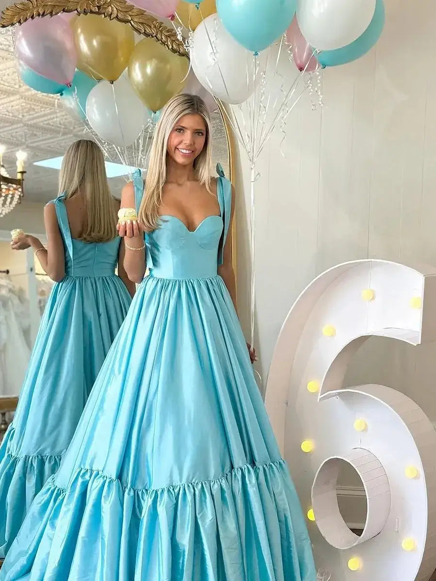 Vestido de convidado de casamento de cetim preto simples querida vestidos formais longos