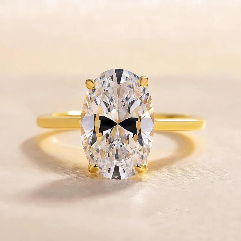 Affordable Engagement Ring yellow gold