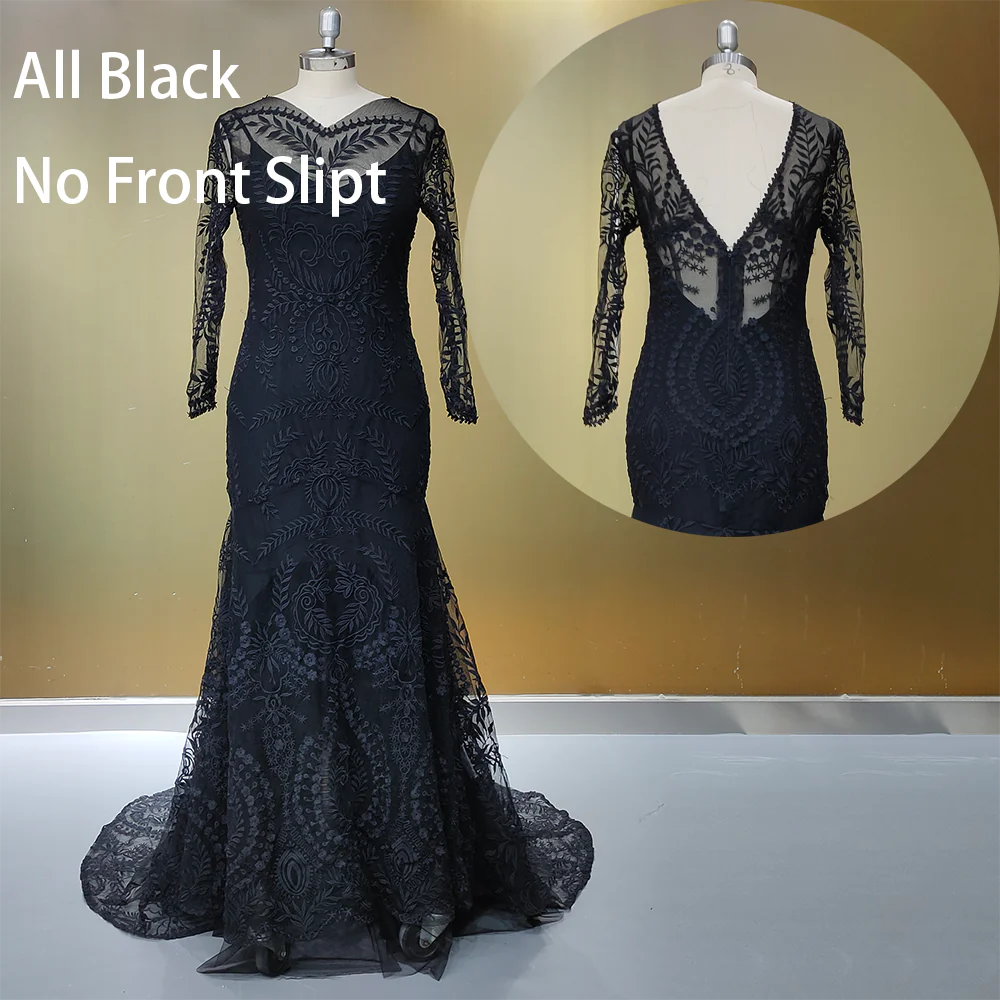 Country Destination Wedding Dress Boho Lace Illusion Mermaid Bridal Gown