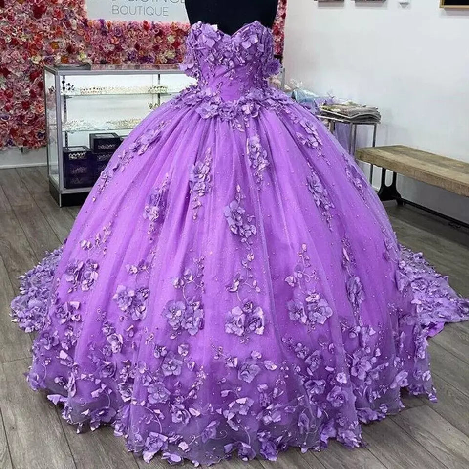 Lavender Quinceanera Dresses mychicdress