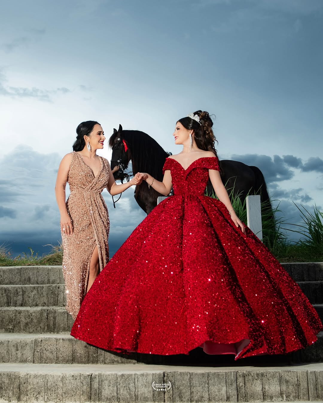 Sparkly Sequins Royal Blue Quinceañera Dresses Princess For 15th Girls