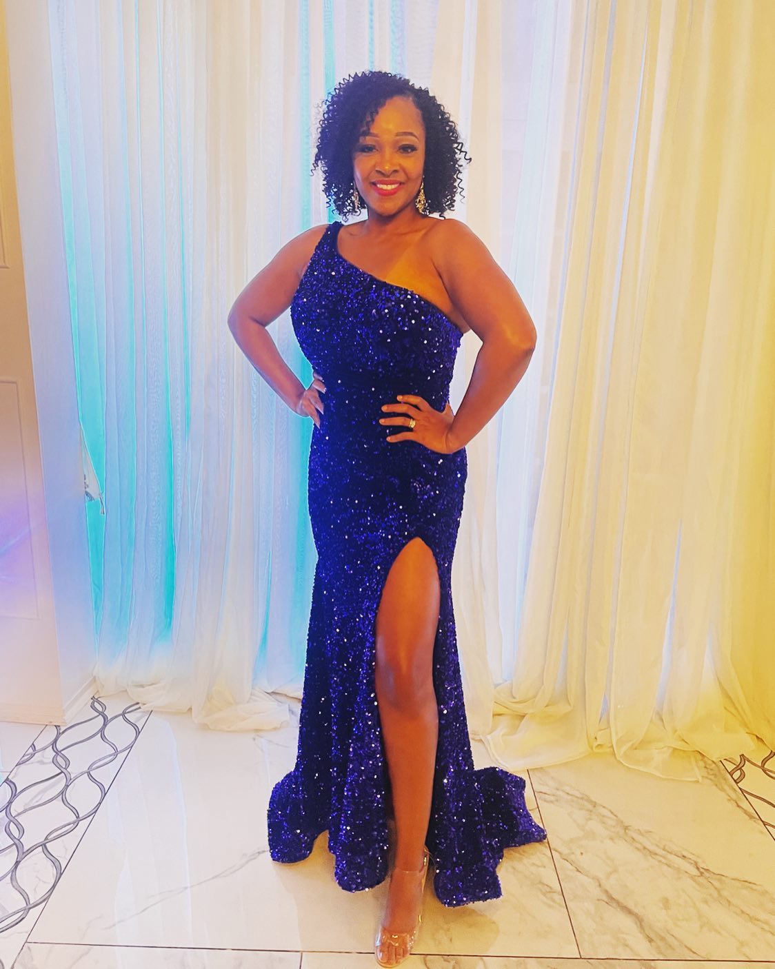 Sequin Prom Dress UK Mermaid One Shoulder Mychicdress