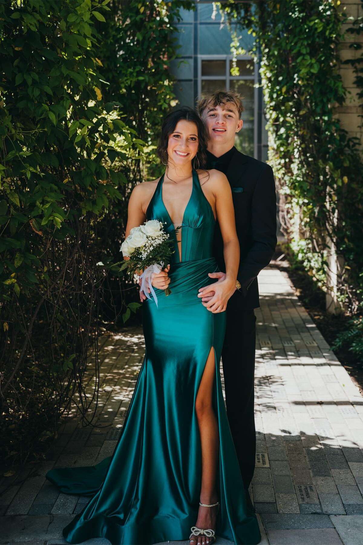 Satin Sage Green Prom Dress Mermaid Halter Wedding Guest Dress