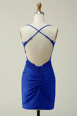 Vestidos curtos de baile verde esmeralda 2025 apertados com miçangas