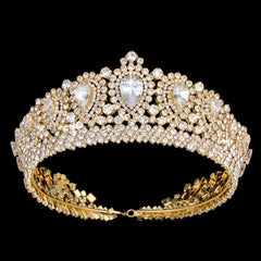 Bling Bling Wedding Crown Zirconia Crystal Woman Tiaras and Crowns For Quince Party MyChicDress