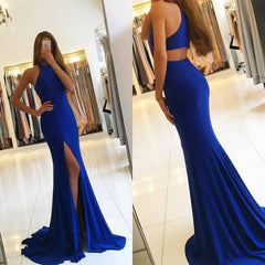 Cheap Royal Blue Prom Dresses Long Chiffon Evening Dress MyChicDress