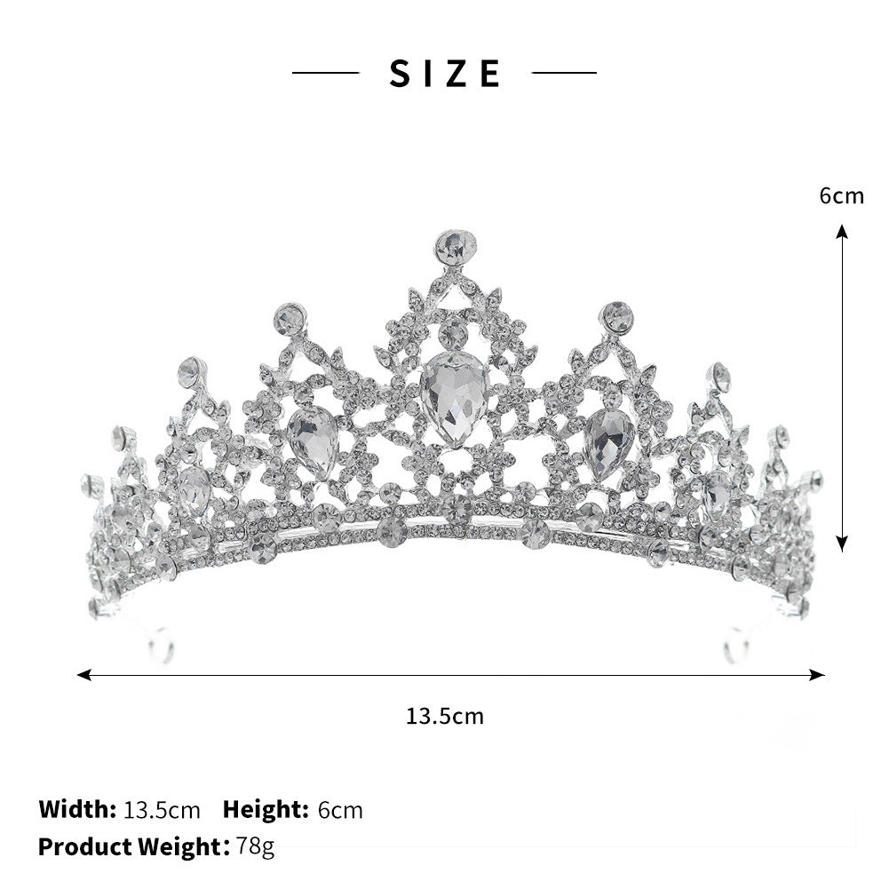 Cheap Shiny Quinceanera Crowns Crystal Bridal Tiara For Wedding Party MyChicDress