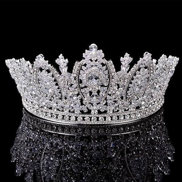 Crystals Princess Diamond Crown for Wedding Party MyChicDress