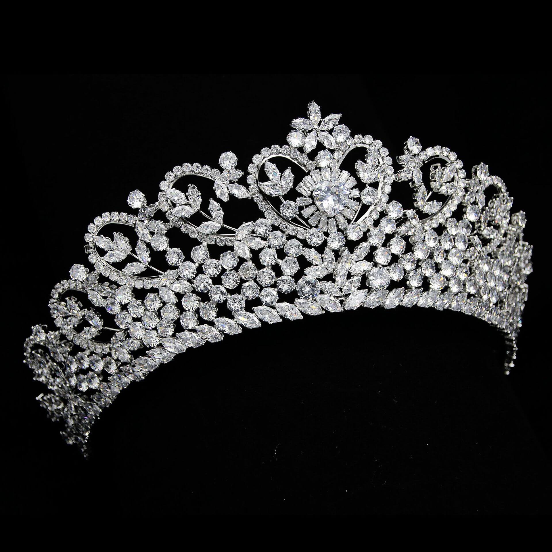 Luxury Rhinestone Quinceanera Headwear Crown Tiaras Bridal Crowns MyChicDress