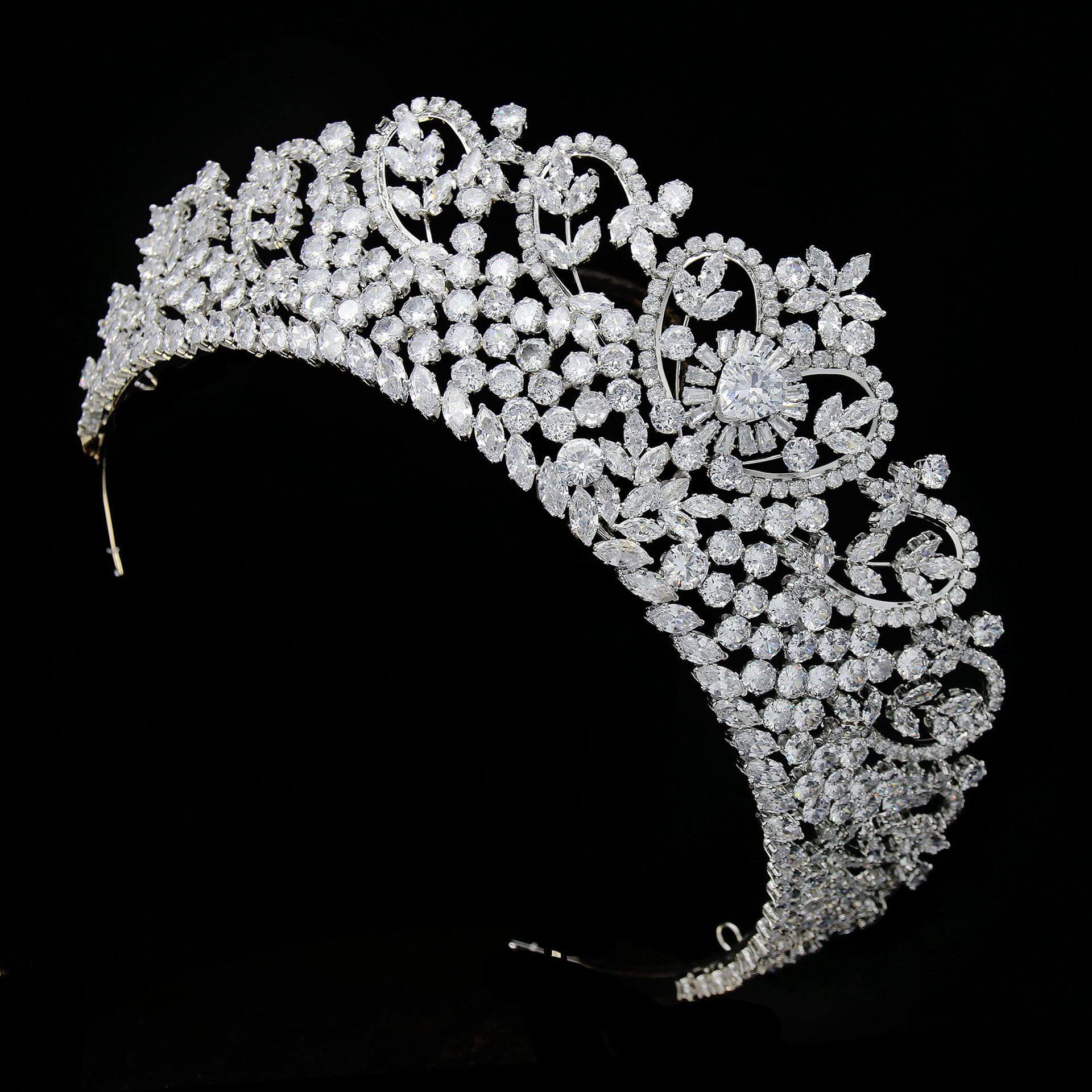 Luxury Rhinestone Quinceanera Headwear Crown Tiaras Bridal Crowns MyChicDress