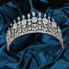 Luxury Crystal Tiara Quinceanera Crown Princess Crowns Wedding Crowns