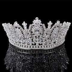 Cristais Princess Diamond Crown para festa de casamento