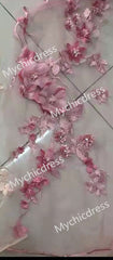 Princess Off-The-Shoulder Flower Prom Dresses A-line Appliques Long Evening Gown MyChicDress