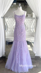 2025 Long Lace Mermaid Prom Dresses Champagne Evening Gown