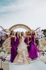 Sexy Mermaid Multiway Purple Bridesmaid Dresses dresses MyChicDress