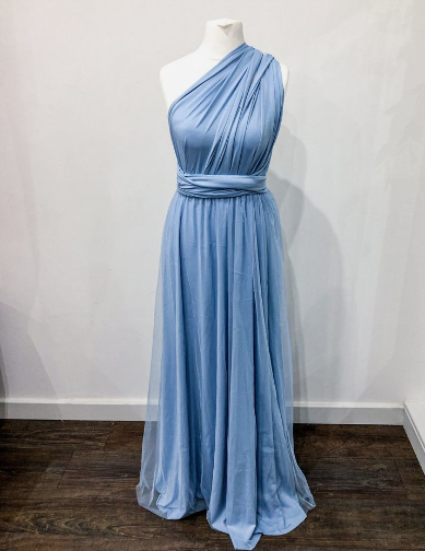 Infinity Dusty Blue Bridesmaid Dress for Weddings