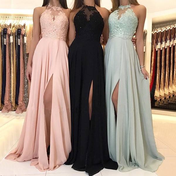 Halter Bridesmaids Dress