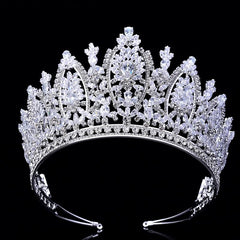 Cristais Princess Diamond Crown para festa de casamento