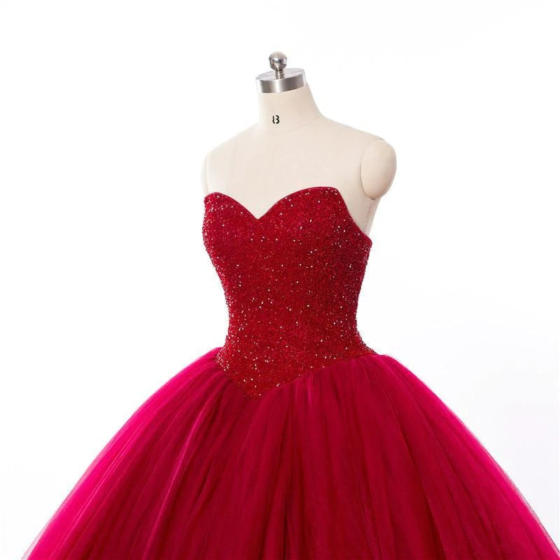 Quinceanera Dress red